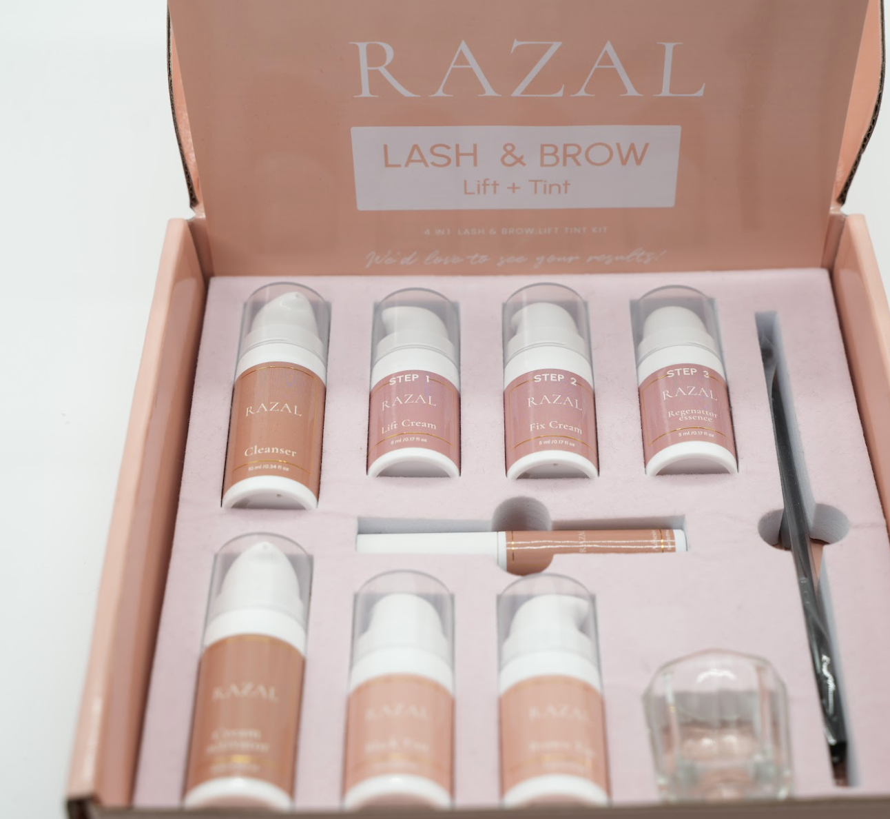 Kit professionnel Razal © BROWLIFT &amp; LASHLIFT 4 en 1